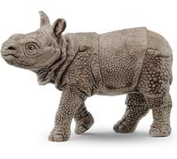 Sansh-Schleich 14860 Bébé Rhinocéros Indien, Dès 3 Ans, Wild Life - Figurine, 7 X 2 X 5 Cm