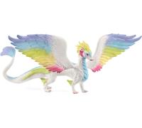 SANSH-schleich 70728 BAYALA \u2013 Dragon arc-en-ciel, figurine dragon colorée de collection, figurine magique pour enfants dès 3 ans