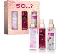Sansh-So¿? Coffret Cadeau De Brume Parfumée Collection, Avec Romance Sombre, Écrasement Floral Et Rêve De Sorbet, Ensemble Parfums Brume Corporelle (3x100ml)