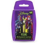 Sansh-- Top Trumps Disney Vilains - Jeux De Cartes - Jeu De Société - Jeu De Batailles - Jeu De Voyage - De 2 À 6 Joueurs - A Partir De 6 Ans - Version Française