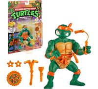 Sansh-Tortues Ninja, Figurine Articulée De 10 Cm, Figruine De Collection Classique, Michelangelo, Jouet Pour Enfants Dès 4 Ans, Giochi Preziosi,T0001b