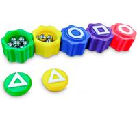 Sansh-Toyplash - 5 Pièces Jeu Gonggi Coréen Original - Les Osselets Coreens Jeux Traditionnel Coreen - Gonggi Korean - Jeux De Voyage Et De Poche Gongi - Osselets Jeu Plastique Gong Gi (Sac En Plasti