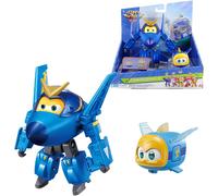 SANSH-Transforming Jerome & Pet, Personnages Robots Transformateurs, Jouets pour Garçons et Filles 3 4 5 6 7 8 Ans, Bleu