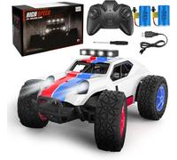Sansh-Voiture Télécommandée, 2,4 Ghz 1/20 Rc Voiture Véhicule Tout-Terrain 20 Km/H Jouet Électrique Tout-Terrain Voiture Avec 2 Piles 50 Min De Lecture Et Phare Led Cadeau Pour Les Enfants