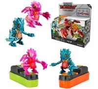 SANSH-YCOO - Biopod Kombat Duo Pack - 2 Créatures électroniques Sonores et Lumineuses à Construire et à Collectionner - Rose et Verte - Jouet Enfant Dès 5 Ans