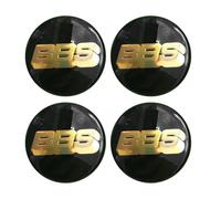 SANSHAOS 4 Pièces Autocollants Cache Moyeu pour BBS 56MM 60MM 65MM 70MM 80MM, Autocollant avec Emblème Centre de Jante Capuchons Moyeu Roue Bouchon Voiture Accessoires,C-65MM