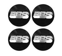 SANSHAOS 4 Pièces Autocollants Cache Moyeu pour BBS 56MM 60MM 65MM 70MM 80MM, Autocollant avec Emblème Centre de Jante Capuchons Moyeu Roue Bouchon Voiture Accessoires,D-60MM