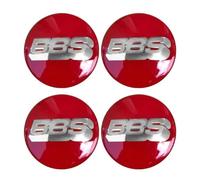 SANSHAOS 4 Pièces Autocollants Cache Moyeu pour BBS 56MM 60MM 65MM 70MM 80MM, Autocollant avec Emblème Centre de Jante Capuchons Moyeu Roue Bouchon Voiture Accessoires,F-56MM