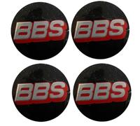 SANSHAOS 4 Pièces Autocollants Cache Moyeu pour BBS 60MM, Autocollant avec Emblème Centre de Jante Capuchons Moyeu Roue Bouchon Voiture Accessoires