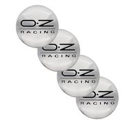 SANSHAOS 4 Pièces Autocollants Cache Moyeu pour OZ 65MM, Autocollant avec Emblème Centre de Jante Capuchons Moyeu Roue Bouchon Voiture Accessoires,B