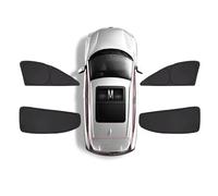 SANSHAOS Pare Soleil Voiture Rideau pour Honda Jazz 2008-2020, Chaussette Voiture Pare Protection UV Chaleur Protection de la Vie Privée, Noir,4pcs Doors Window