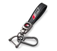 SANSHAOS Porte Clef Voiture pour S-Line Anneau Porte Clé Voiture Accessoires Interieur comme Cadeau d'affaires pour Homme et Femme,Black