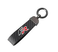 SANSHAOS Porte Clef Voiture pour Seat FR Leon mk3 mk2 5f Anneau Porte Clé Voiture Accessoires Interieur comme Cadeau d'affaires pour Homme et Femme,Black