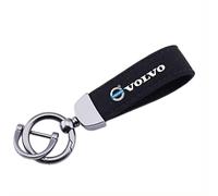 SANSHAOS Porte Clef Voiture pour Volvo S90 S60 XC60 XC40 V40 V60 S60 S80 XC90 S40 Anneau Porte Clé Voiture Accessoires Interieur comme Cadeau d'affaires pour Homme et Femme,Black