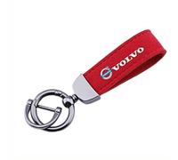 SANSHAOS Porte Clef Voiture pour Volvo S90 S60 XC60 XC40 V40 V60 S60 S80 XC90 S40 Anneau Porte Clé Voiture Accessoires Interieur comme Cadeau d'affaires pour Homme et Femme,Red