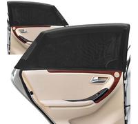 SANSHAOWUDI 2Pcs Pare Solaire Voiture Bébé pour Iveco Daily VI 2014-2023, Bloquer Les Rayons UV Anti Moustiquaire pour Protege Soleil Voiture Arrière Enfants et Animaux,M(110x75cm)