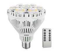 SANSI Ampoule de Croissance Plantes à Spectre Complet 40W Dimmable 4/8/12H | Lampe Horticole LED pour Plantes d'Intérieur, 4 Luminosités pour Germination Croissance Floraison (PPF 67umol/s)
