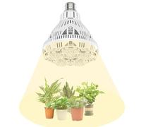 SANSI Ampoule de Croissance Plantes à Spectre Complet, E27 24W BR30 PPF 40 | Ampoule Horticole LED pour Plantes d'Intérieur,pour Germination Croissance Floraison Fruit (Couvrage Vég 2x3 sq ft)