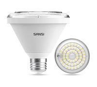 SANSI Ampoule Horticole E27 24W, Étanche IP54, 4000K, PPFD 160 | pour plantes d'intérieur, spectre complet
