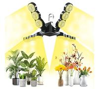 SANSI Ampoule Horticole LED 60W (600W eq.), 4 Panneaux Pliables 90° | Lampe de Croissance Horticole LED à Spectre Complet, Culture des Plantes Intérieures, PPF 96 umol/s, Couverture Vég: 8 Sq Ft