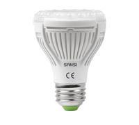 SANSI Ampoule Horticole LED E27 10W pour Plantes d'Intérieur, Lampe de Culture Plante à Spectre Complet pour Germination Croissance Floraison Fruit (PPF 17 μmol/s, Couvrage Vég 2x1 sq ft)