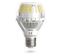 SANSI Ampoule LED à vis E27 20 W, équivalent à une ampoule à incandescence de 200 W, 3000 lm blanc chaud 5000 K pour éclairage intérieur, intensité non variable, sans scintillement - 1 unité