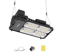 SANSI Lampe de Croissance Horticole Dimmable, Lampe de Culture LED à Spectre Complet IP54 Étanche pour Germination Croissance Floraison des Plantes Intérieures, PPF 200μmol/s - 100W