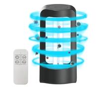 SANSI Lampe de Désinfection UV 42W, lampe de stérilisation UVC avec télécommande (longueur d'onde 254 nm), stérilisateur UV portable pour chambre à coucher, hôtel, cuisine, salle de bain - sans ozone