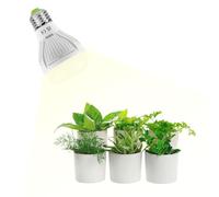 SANSI Lampe Hortciole LED E27 10W pour Plantes d'Intérieur, Ampoule de Croissance Plantes à Spectre Complet 150W Équivalente (PPF 17,5 μmol/s, Angle Lumineuse 120°, Couvrage Vég 2x1 sq ft)