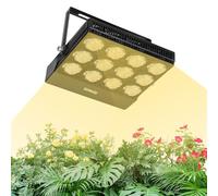 SANSI Lampe horticole LED 45 W pour plantes d'intérieur, équivalente à 450 W, spectre complet, avec lentille optique pour un PPFD élevé, lampe écoénergétique pour serres, non dimmable