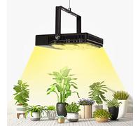 SANSI Lampe Horticole LED 450W, Lampe de Culture Plantes à Spectre Complet, Lampe de Serres IP54 Étanche à Économie d'Énergie 90% pour Germination Croissance Floraison (PPF 67 umol/s)