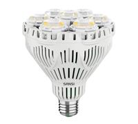 SANSI Lampe Horticole LED à Spectre Complet pour Plantes d'Intérieur, Ampoule de Culture Plante E27 40W pour Germination Croissance Floraison Fruit (PPF 67 μmol/s, Couvrage Vég 3x3 sq ft)