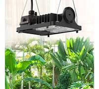 SANSI Lampe Horticole LED Dimmable 700W, Lampe de Culture Plantes à Spectre Complet, Lampe de Serres IP54 Étanche à Économie d'Énergie 90% pour Germination Croissance Floraison (PPF 103 umol/s)