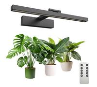 SANSI Lampe horticole murale 35 W à spectre complet avec télécommande, haute puissance PPFD, intensité variable sur 4 niveaux, minuterie 4/8/12 heures.