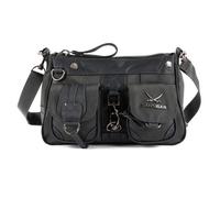 Sansibar Sac à épaule bandoulière anthracite pour femme - Calima Zip Bag Anthracite 10502