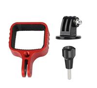 SanSixi Adaptateur d'extension en métal avec pince stable pour DJI OSMO POCKET3 - Adaptateur d'extension en métal pour caméra frontale fixe - Accessoires (rouge)