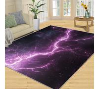 SANSJI Tapis fantaisie pour décoration d'intérieur, 180 x 270 cm, tapis lavable pour chambre à coucher, tapis antidérapant, poils courts et facile d'entretien, cadeau paysage