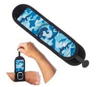 Sansolid Étui de protection pour montre intelligente - Taille unique pour écran et bracelet - Compatible avec Apple Watch, Samsung Galaxy, Garmin, Fitbit et plus encore - Bleu camouflage