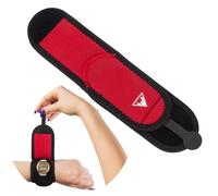 Sansolid Housse de protection pour montre intelligente - Taille unique pour écran et bracelet compatible avec Apple, Samsung Galaxy, Garmin, Fitbit et plus encore Bords rouges et noirs