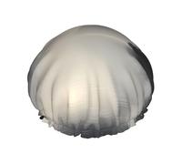 Sansui, bonnet de douche double couche pour femme, réutilisable, design de grande taille adapté à toutes les longueurs de cheveux, adapté pour les filles, spa et salon à domicile.