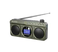 SANSUI-Radio FM portable F28,baladeur MP3,carte extérieure,haut-parleurs Bluetooth sans fil,qualité sonore Hi-fi,horloge LED,affichage des paroles #B