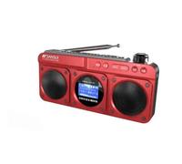 SANSUI-Radio FM portable F28,baladeur MP3,carte extérieure,haut-parleurs Bluetooth sans fil,qualité sonore Hi-fi,horloge LED,affichage des paroles #C