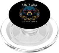 Santa Ana CA Ours à Lunettes avec Fleurs PopSockets PopGrip pour MagSafe