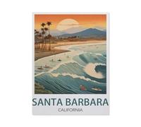 Santa Barbara, Californie，1000 Pièces Puzzle en Papier Intéressant Puzzle défi Cérébral pour Les Femmes Jouets De Décompression（50x70cm）-U29