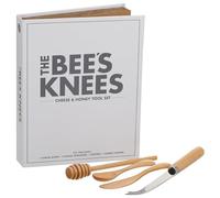 Santa Barbara Design Studio Coffret cadeau Fromage & Miel Kit d'outils Face à Face Designs Livre en Carton Noir et Blanc Cadeaux, 4 pièces, Bee's Knees