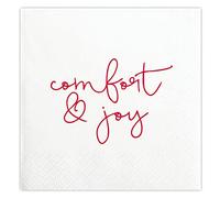 Santa Barbara Design Studio F2F Serviettes en papier pour les fêtes de fin d'année, taille cocktail, confort et joie