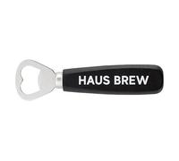 Santa Barbara Design Studio Haus Brew Ouvre-bouteille avec poignée en bois Design pur Outils de bar Sac cadeau 14,3 cm de long