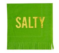 Santa Barbara Design Studio Lot de 20 serviettes en papier à franges pour cocktail 12,7 x 12,7 cm