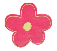 Santa Barbara Design Studio Lot de 20 serviettes en papier découpées en forme de fleur Rose 12,7 x 12,7 cm