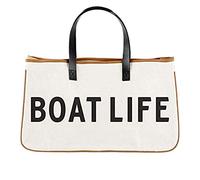 Santa Barbara Design Studio Sac fourre-tout pour femme Hold Everything 100% toile de coton avec doublure imperméable, taille L, bateau Life